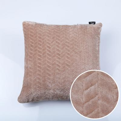 China Soft Anti-pilling Sofa Cushion Chair Cover Luxury Polyester Flannel for sale