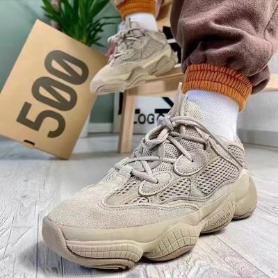 China Cushioning Original High Quality Genuine Leather Men Yeezy 500 Shoes Style Women Fashion Sneakers Men Yeezy Shoes for sale