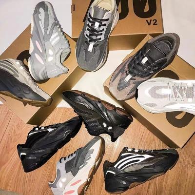 China Cushioning 1:1 men sports sneakers platform yeezy shoe 700 yeezy running high quality original unisex casual Chunky Shoes yeezy for sale