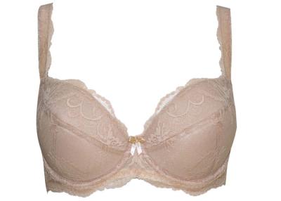 China Fine Lace Removable Padded 90D Full Figured Bra Elegance look for sale