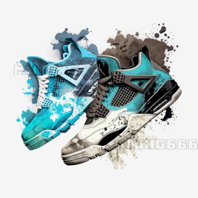 China Fashion trend trend and basketball shoes men's sneakers paragraph 4 high quality women's retro 4 paragraph 4 style shoes for sale