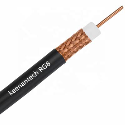 Chine High Quality Telecommunication Cable RG8 Low Loss 50ohm RG8 LMR400 Coaxial Cable à vendre