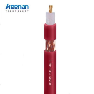 China Telecom Communication High Quality Good Flexibility MIL-C-17 RG213 Universal Coaxial Cable 50Ohm for sale