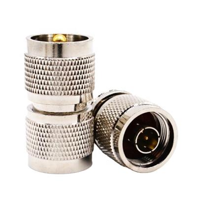 China Brass N-Type Male Jack To Straight PL-259 UHF Male Plug RF Coaxial Adapter Connector en venta