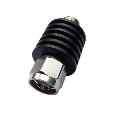 China Microwave RF Attenuator N 5W Coaxial Male To Female Connector DC-3GHz/4GHz 50Ohm 1-40dB for sale