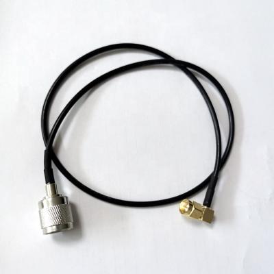 China Right Angle Telecom Communication SMA Male Plug To TNC Male Plug RF RG174 Connector Assembled Cable Pop Up Cable for sale