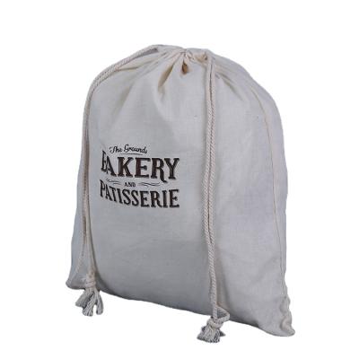 China Customized 100% Eco-friendly Cotton Canvas Colorful Drawstring Bags With Double String for sale