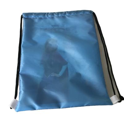 China Environmental Protection Washable Promotional Waterproof Drawstring Bag Logo Polyester Customizable Bag for sale