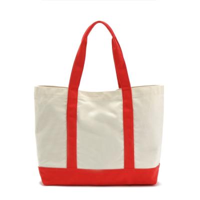 China 100% Custom Made Eco-Friendly Fashion Women's Simple Shopping Gifts Tote Canvas Organic Cotton Bag With Logo for sale