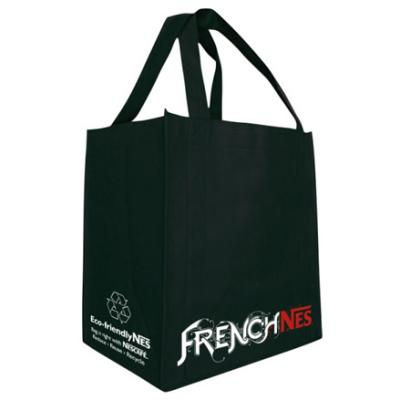 China 100% eco-friendly black non woven bags with carton in China for sale