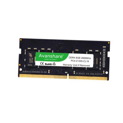 China Avanshare LAPTOP Laptop Ram 8GB DDR4 2666MHz 2400MHz 3200MHz 4GB 16GB 32GB 1.2V Memory Ram For Notebook Computer for sale