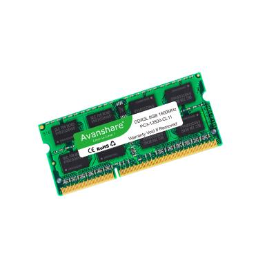 China Avanshare LAPTOP compatible with all 8GB DDR3 1600MHz Laptop Ram Memory DDR3L 4GB 1333MHz 1.35V 1.5V for sale