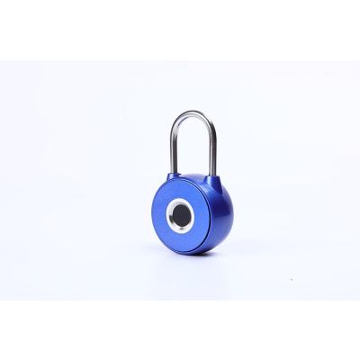 China Home Biometric Fingerprint Digital Door Lock Innovative Small OP1 Padlock Convenient Smart Lock for sale