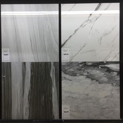 China Europe 24x24 White Calacatta UK Carrara Porcelanato White Marble Flooring Tile for sale