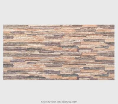 China Rustic Tiles 300x600mm Outside Exterior Wall Tile Stone Designs For Walls for sale