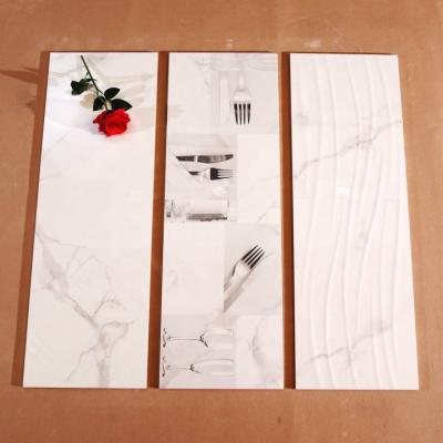 China Wholesale Cheap Perfect Suitable Whole Set White Interior Ceramic Wall Tile 300*900mm United Arab Emirates From Europe Foshan Factory Price for sale