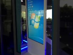 Yida indoor and outdoor touch LCD floor standing screen