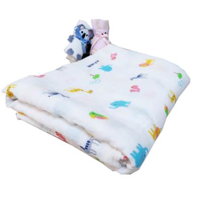 China Baby Home Set Infant Cheap 100% Cotton Muslin Wrap Blanket for sale