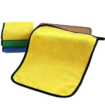 China QUICK DRY Super Absorbent Microfiber Edgeless Car Cleaning Towel for sale