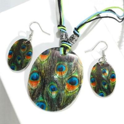 China BOHEMIA Pattern Animal Jewelry Shell Necklace Costume For Women for sale