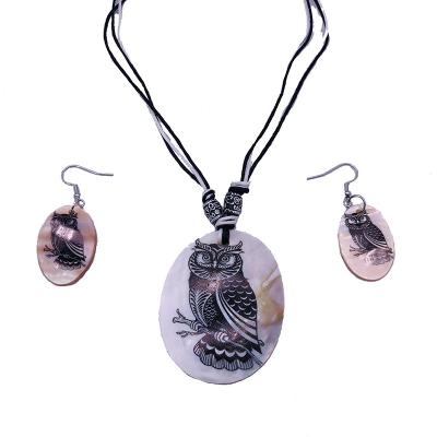 China BOHEMIA Printing Jewelry Shell Multi Layer Necklace For Women for sale