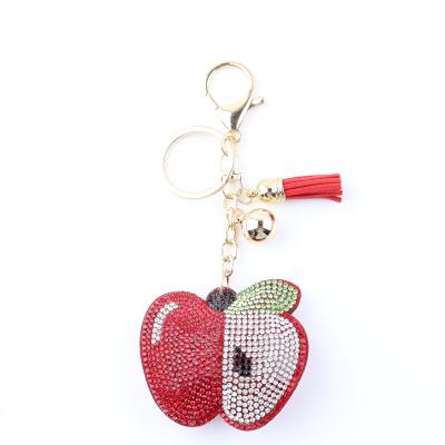 China Cute Eco-Friendly Crystal Keyring Car Key Chain Key Chain Colors Full Colors Key Holder Ring Jewelry Gifts Keychains Women Drinks for sale