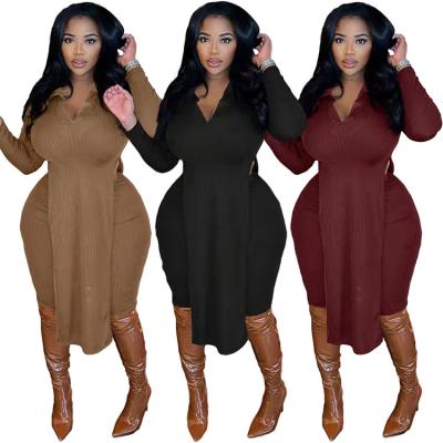 China Slit K8041 Sexy Sexy Plus Size Women Clothing Winter Two Piece Set Clothes For Women for sale