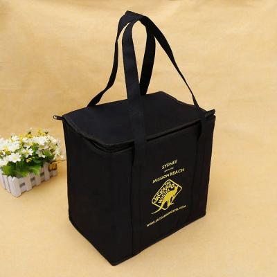 China eco-friendly promotional non woven insulated cooler tote bag/custom cooler bag/cooler tote bag for sale