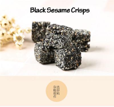 China Wholesale Nutritious Fragrant And Sweet Black Sesame Crunch Black Sesame Crisps for sale