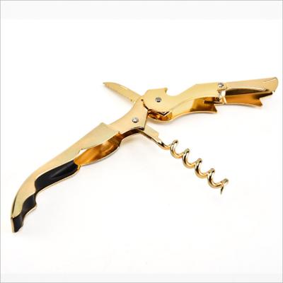 China Shrimp Head Knife Stainless Steel Wine Bottle Opener Viable Gold Multifunctional Bottle Opener for sale