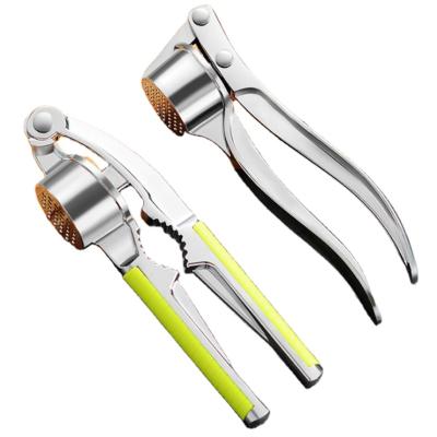 China Sustainable Manual Household Garlic Press Ginger Garlic Press Stainless Steel for sale