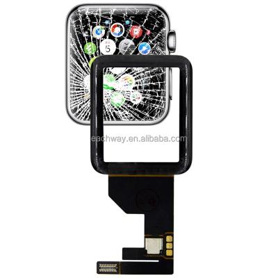 China Cracked LCD Screen Replace Black Touch Screen For Apple Watch Series 1 Touch 2 3 4 5 6 LCD Screen Glass Assembly Replacement for sale