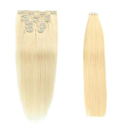 China Brazilian Straight Double Drawn Clip In Hair Extension , Raw Virgin Remy Tape In Indian Itip Utip Microlink Hair Extension for sale