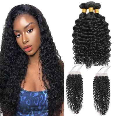 China Wet And Wavy Remy Bulk Hair Bundles Deals Straight / Malaysian Wave Wholesale Virgin Kinky Curly Human Hair 5*5 Lace Closure HD Fronts for sale