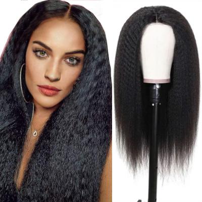 China Swiss Kinky Curly Straight Human Hair Wigs 13*6 HD Transparent Headband Lace Frontal Human Hair Lace Front Wigs Hair for sale