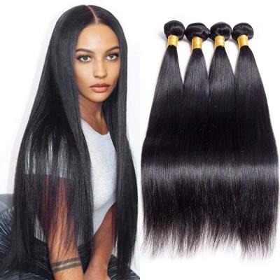 China Wholesale Straight Double Drawn Bundle Virgin Hair 12A Grade Remy Natural Color Brazilian Human Hair Bundle Extensions for sale