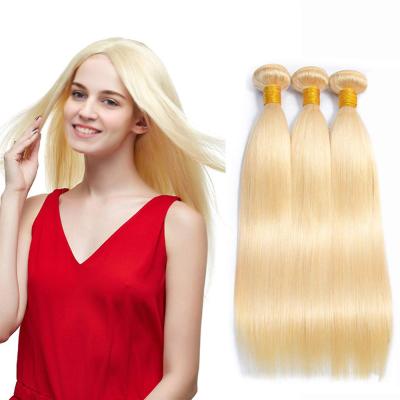 China Straight 613 Virgin Hair Bundles In Weft 613 Virgin Hair Extension Machine Double Cuticle Aligned Malaysian Hair for sale