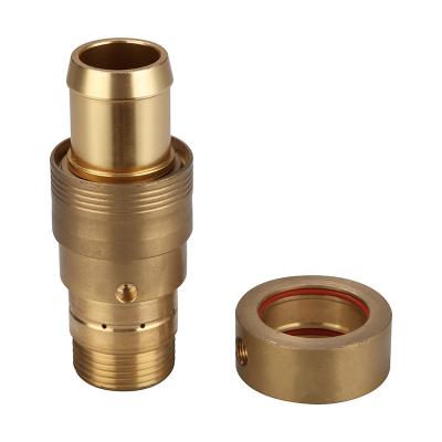 China Vision Industry Custom High Precision CNC 5 Axis CNC Parts UAV Copper Machining Spare Part for sale