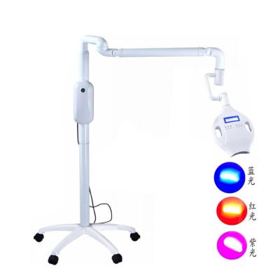 China Plastic Material Flexible Dental Teeth Whitening LED Lamp Light Bleaching Machine Vertical Design for sale