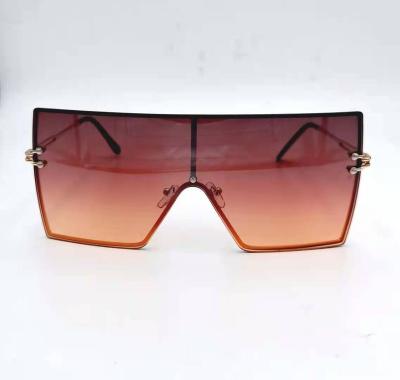 China Custom Made Oversized Eyewear Of The Latest Fashion Sunglasses Women's Big Square Lenses for sale