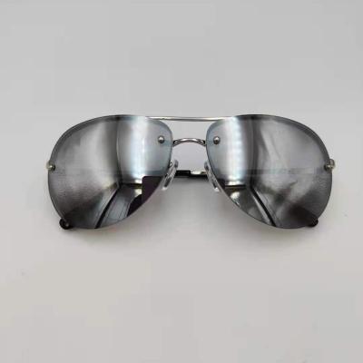 China Fashion Sunglasses Wholesale Fashion Sliver Metal Frame UV400 Women Polarized Sunglasses for sale