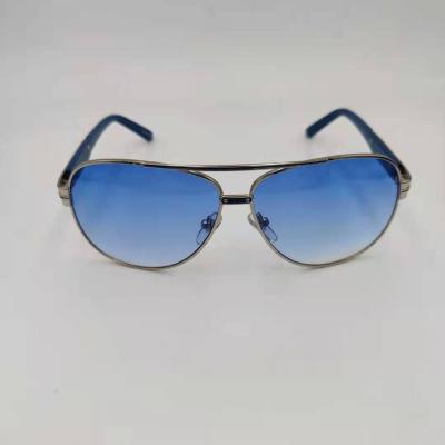 China Fashion Sunglasses Hot Sale Custom Logo Blue Color Sports Sunglasses Polarized Glass Men Women for sale