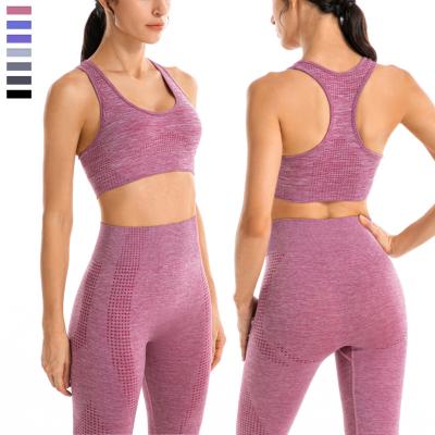 China Breathable Seamless Yoga Set 2022 Fitness Set Women Sport Women Set for sale