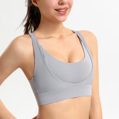 China Breathable High Impact Sports Bras Fitness Top Lift Up Sports Bra Crop Top Sports Bra For Women Fitness for sale