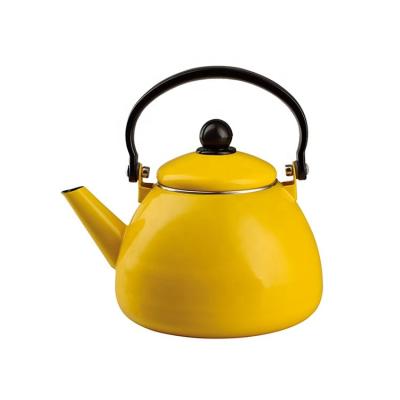 China Sustainable Kettle TK103 Enamel Kettle And Teapot White Teapots Handle for sale