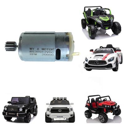 China Ride On Toy 6V 12V 24V RS390 DC Motor Ride On Children's Toy Car Electric Drive Motor Steering Motor for sale