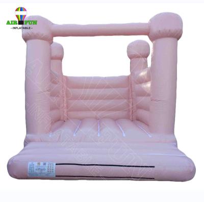 China UV Protective  Flame Retardant  Waterproof Airfun 13x13ft 4x4m Newest Outdoor Inflatable Wedding Bouncer White Bounce House Jumping Bouncy Castle for sale