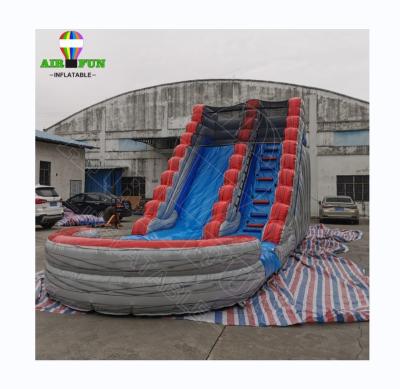 China Indoor & Outdoor Entertainment Airfun Backyard Inflatable Bounce house,kids small inflatable water slide with water slides pool ball pit for sale