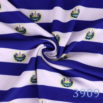 China [Bullet Fabric] 3909 Viable Flag Guatemala Printed Liverpool Bullet Fabric For DIY Garment Sewing Supplies for sale