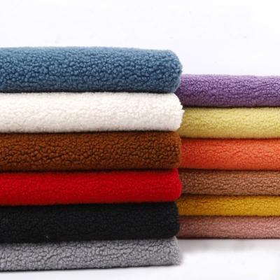 China [Solid Fabric] Viable Solid Color Lamb Fleece Fabric AB052 for sale